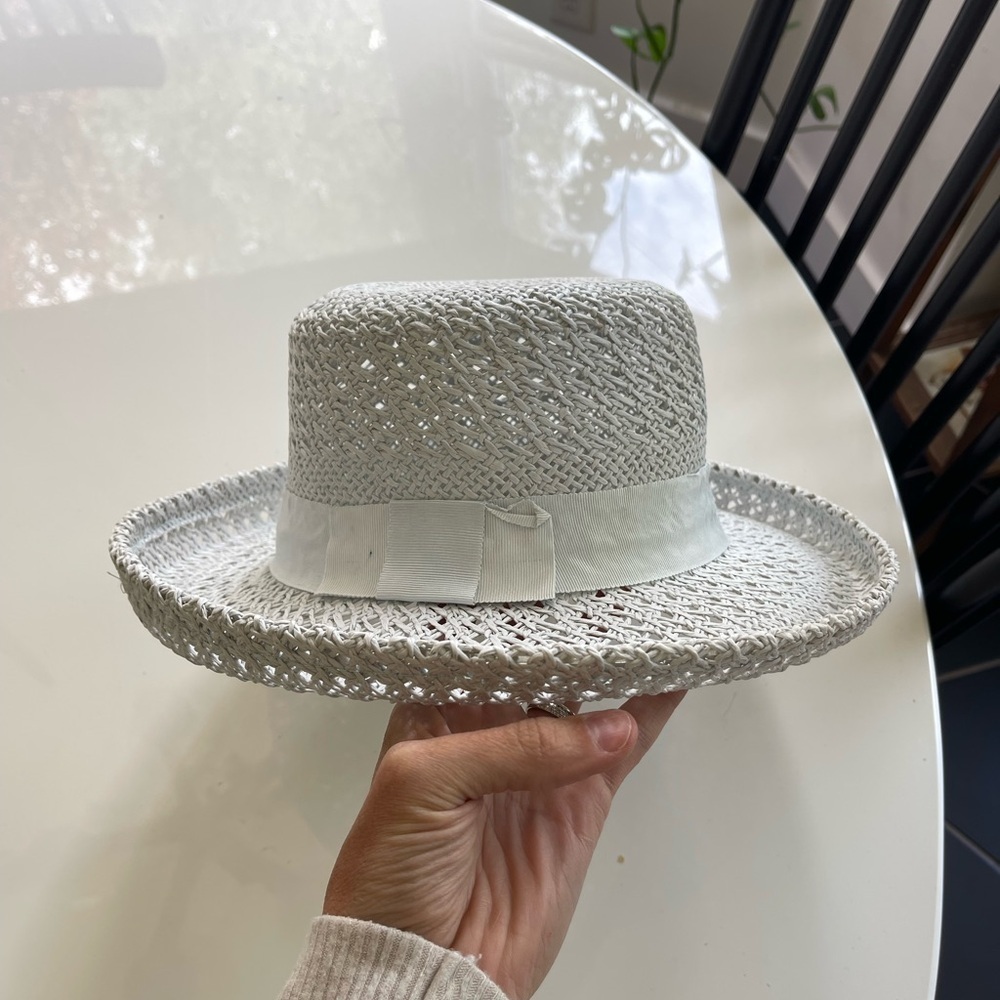 Cute 90s Liz Claiborne Sun Hat Baby Blue - OS